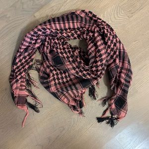 Black & Pink Scarf
